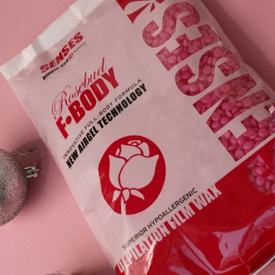 Υποαλλεργικό Κερί SENSES FULL BODY ROSEBUD 800gr