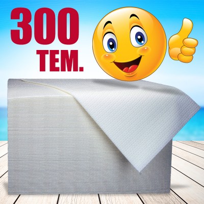 300 Πετσέτες Χάρτινες AIRLAID Μίας Χρήσης 40/70